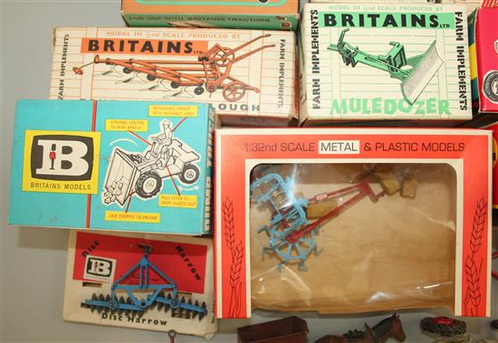 Various Britains farm models,